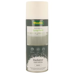 Woodies 400ml Radiator Satin Spray White
