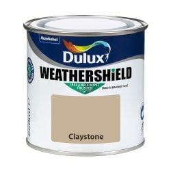 Dulux Weathershield Smooth Masonry Claystone 250ml