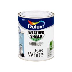 Weathershield Exterior Satinwood Pure White 750ml
