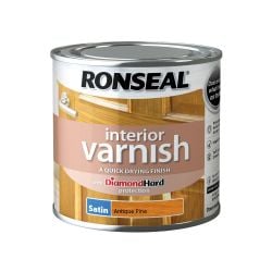 Ronseal 250ml Interior Varnish Satin Antique Pine