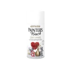 Rust-Oleum Painter's Touch Craft Enamel (Spray) Gloss White 150ml