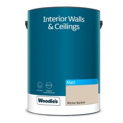 Woodie's Vinyl Matt Wicker Basket 5Ltr