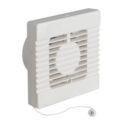 Pro Plumb Pull Cord Slimline - Bathroom Fan 100Mm