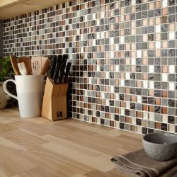 Cascade Glass/ Stone Mix Mosaic