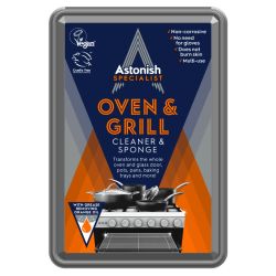 Astonish Specialist Oven & Grill Cleaner & Sponge 250g
