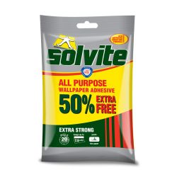 Solvite Wallpaper Paste Plus 50 Percent Extra Free