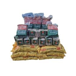Strafford Magiflame 20kg x15, WillowWarm Briquettes x20 Kiln Dried Kindling x5