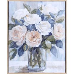 Flowers 50x40 High Foam Base Canvas Printing with Capped Frame