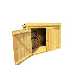 MCD Bike Shed Wooden 6.5ft x 3ft