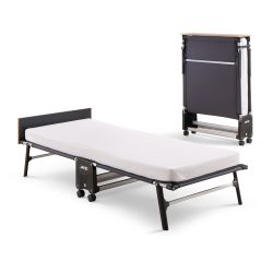 Jay-Be RM80 Rollaway Folding Bed with Memory Mattress, Single