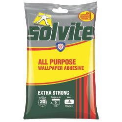 Solvite All Purpose Extra Strong Wallpaper Paste 5 Roll Sachet