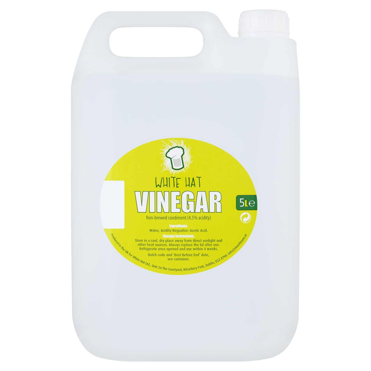 White Hat Vinegar 5L