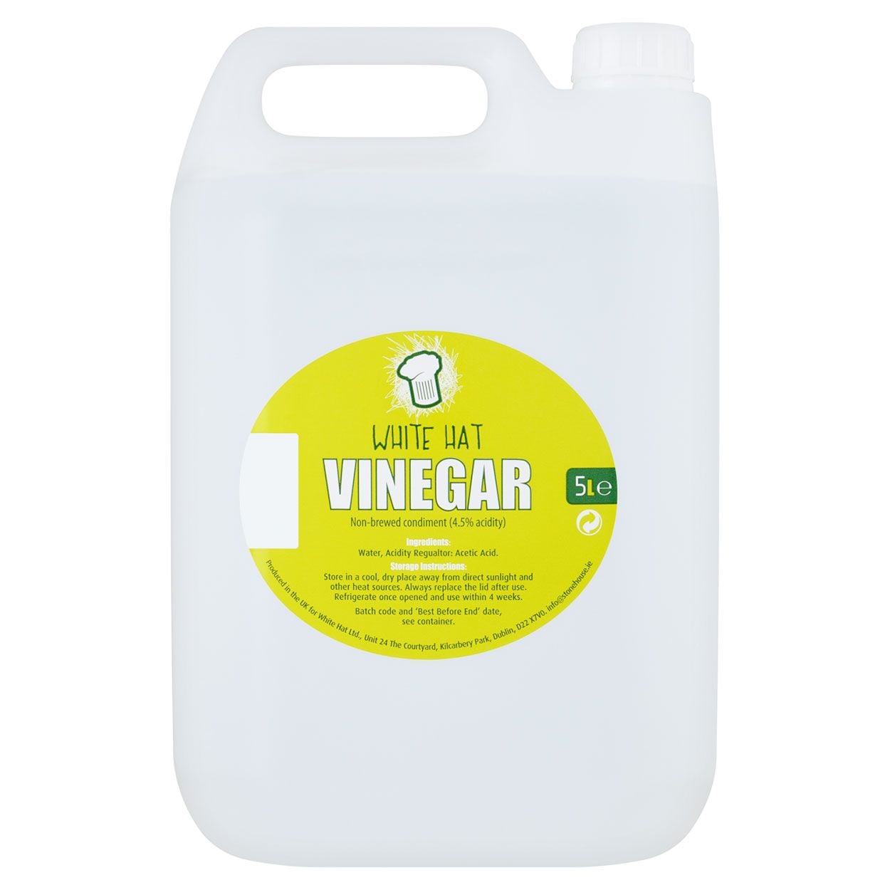 White Hat Vinegar 5L