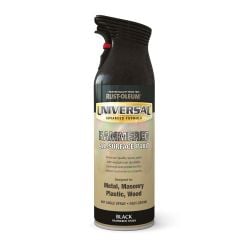 Rust-Oleum Universal All-Surface Spray Paint Hammered Black 400ml