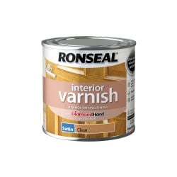 Ronseal 250ml Interior Varnish Satin Clear