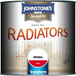 Johnstone's Paint for Radiators - Gloss White 250ml