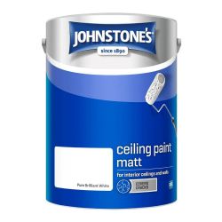 Johnstone's Ceiling Paint Brilliant White 5ltr