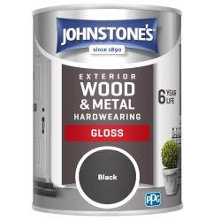 Johnstone's Exterior Gloss Black 750ml