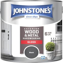Johnstone's Exterior Gloss Black 2.5ltr
