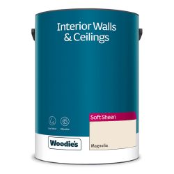 Woodie's Vinyl Soft Sheen Magnolia 5Ltr