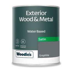 Woodie's Exterior Satin Graphite 750ml