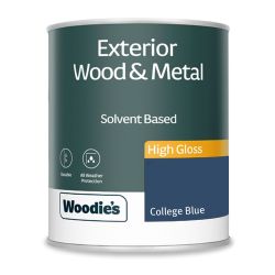 Woodie's High Gloss College Blue 750ml