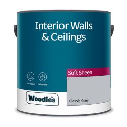 Woodie's Vinyl Soft Sheen Classic Grey 2.5Ltr