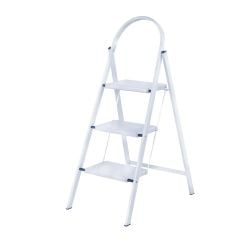 Werner 3 Tread Grey Stepstool