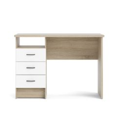 Zoe Desk Oak & White