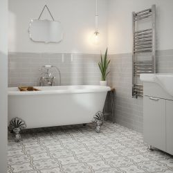 Beverley Grigio Ceramic Wall Tile 75X300Mm Pk19