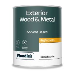 Woodie's Exterior High Gloss Brilliant White 750Ml