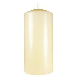 Ivory Pillar Candle - 7cm x 15cm