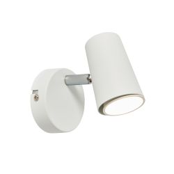 Harvey Single Adjustable Spotlight - White