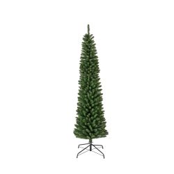 7ft Alaskan Pencil Pine Christmas Tree Green