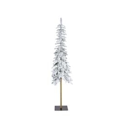 6ft Fir Snowy Christmas Tree White