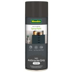 Woodie's 400Ml Satin Anthracite Grey Spray