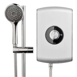 Triton Amore Electric Shower - Brushed Steel