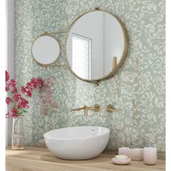 Splashbax Shower Panel Olive Wild Floral 122X244Cm