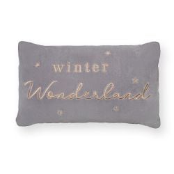 Winter Wonderland Cushion Silver