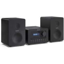Sharp Tokyo FM Hi-Fi Micro System - Black