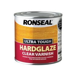 Ronseal 250ml Ultra Tough Varnish Hardglaze
