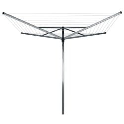 Brabantia 50m 4 arm Topspinner Rotary with Soil Spear