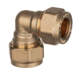 Metric Compression Fittings - 1/2" x 15mm Metric x Imperial Elbow 315