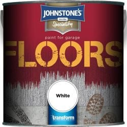 Johnstone's Garage Floor Paint White 2.5ltr