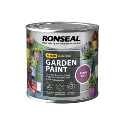 Ronseal 250 ml Garden Paint Purple Berry