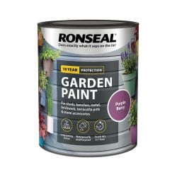 Ronseal 750ml Garden Paint Purple Berry