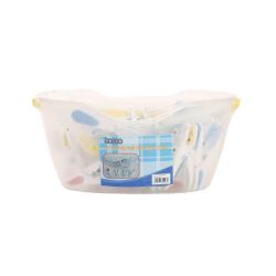 Dosco Soft Grip Clothes Pegs with Basket