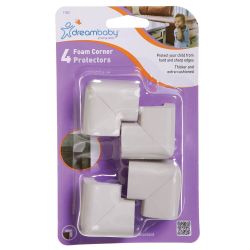 Dreambaby Soft Foam Corner Cushions 4 Pack (Grey)