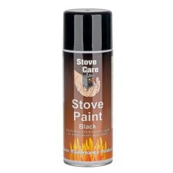 Pro Plumb 400Ml Tin Of Stove Care Stove Paint - Matt Black
