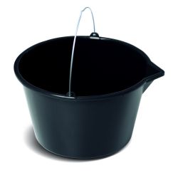 12Ltr Black Bucket W Spout
